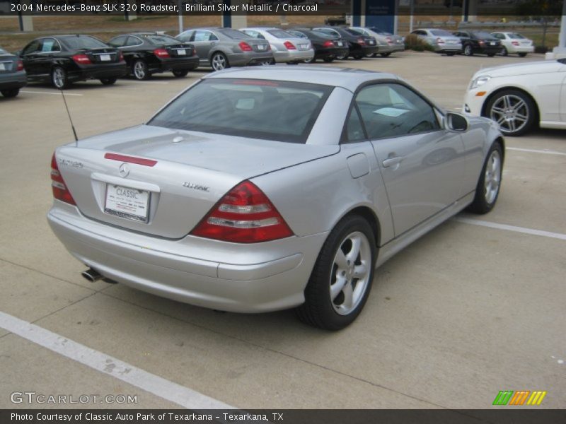 Brilliant Silver Metallic / Charcoal 2004 Mercedes-Benz SLK 320 Roadster