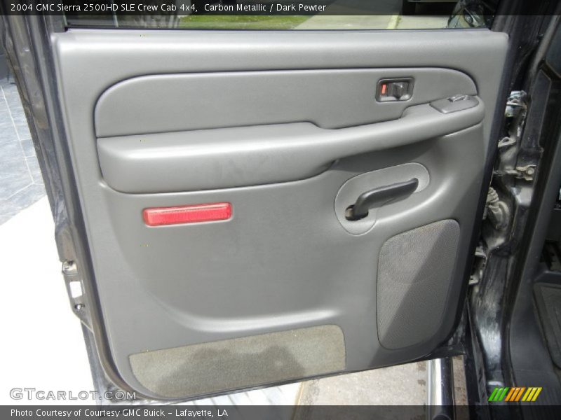 Carbon Metallic / Dark Pewter 2004 GMC Sierra 2500HD SLE Crew Cab 4x4