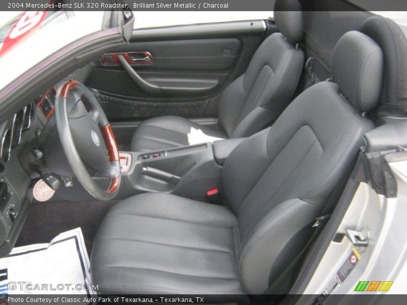 Brilliant Silver Metallic / Charcoal 2004 Mercedes-Benz SLK 320 Roadster