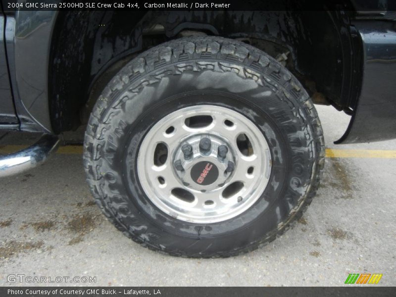 Carbon Metallic / Dark Pewter 2004 GMC Sierra 2500HD SLE Crew Cab 4x4
