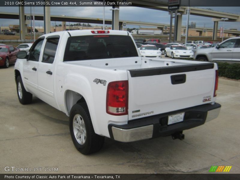 Summit White / Dark Titanium 2010 GMC Sierra 1500 SL Crew Cab 4x4