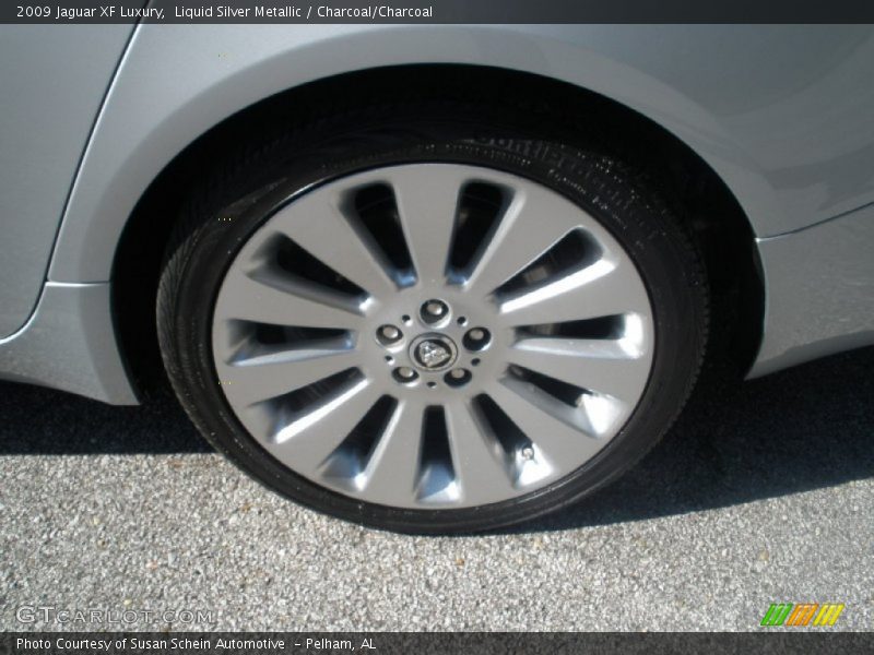 Liquid Silver Metallic / Charcoal/Charcoal 2009 Jaguar XF Luxury