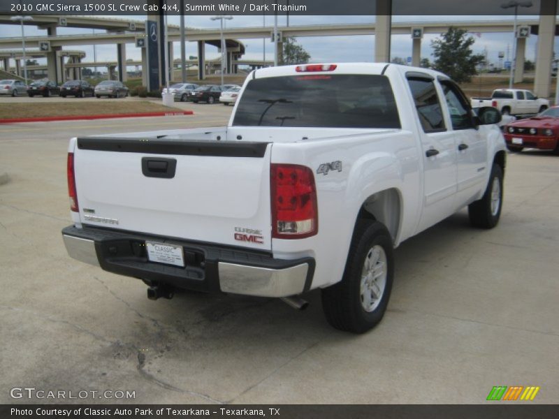 Summit White / Dark Titanium 2010 GMC Sierra 1500 SL Crew Cab 4x4