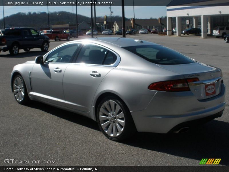 Liquid Silver Metallic / Charcoal/Charcoal 2009 Jaguar XF Luxury