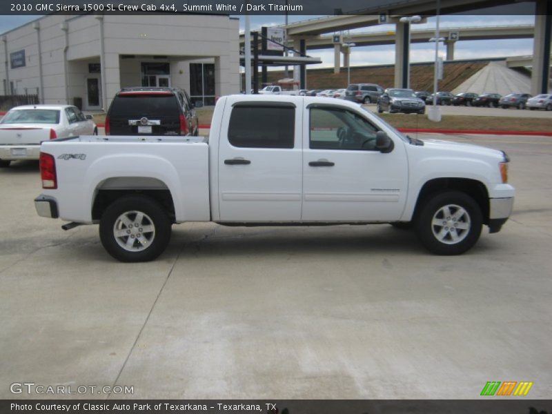 Summit White / Dark Titanium 2010 GMC Sierra 1500 SL Crew Cab 4x4