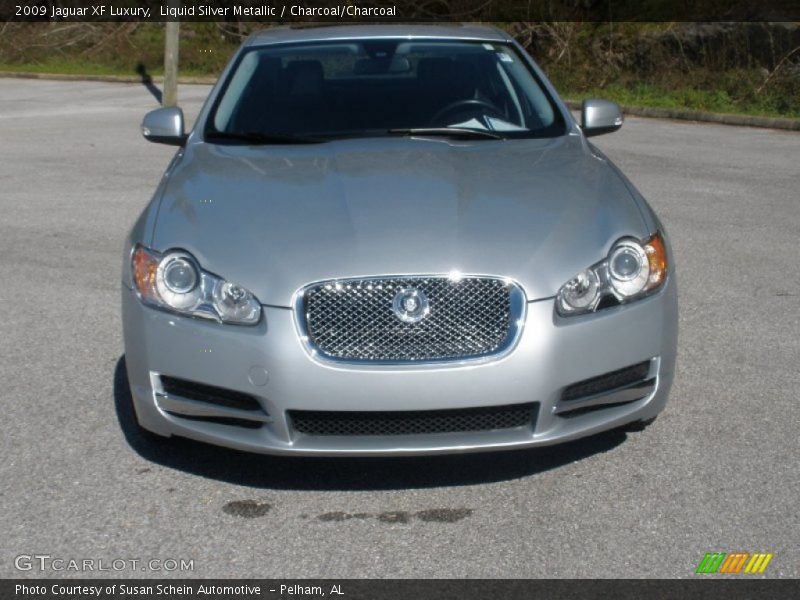 Liquid Silver Metallic / Charcoal/Charcoal 2009 Jaguar XF Luxury