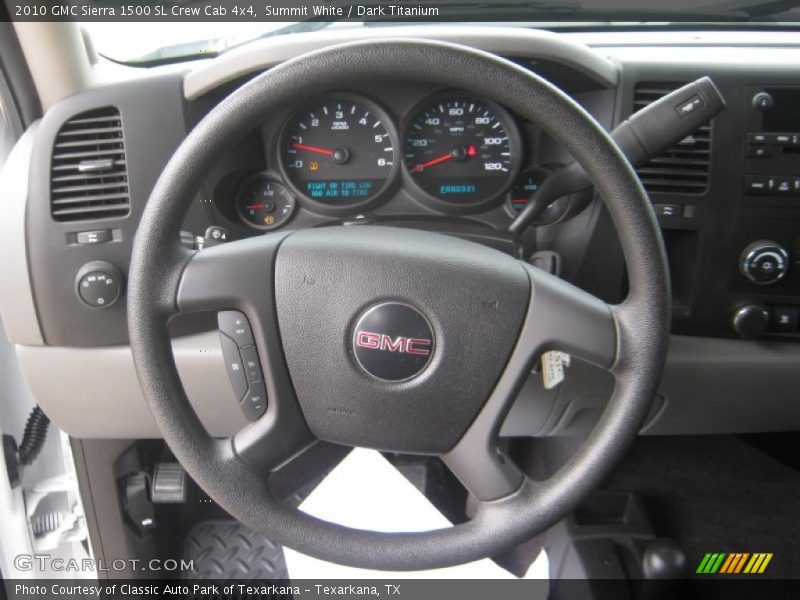 Summit White / Dark Titanium 2010 GMC Sierra 1500 SL Crew Cab 4x4