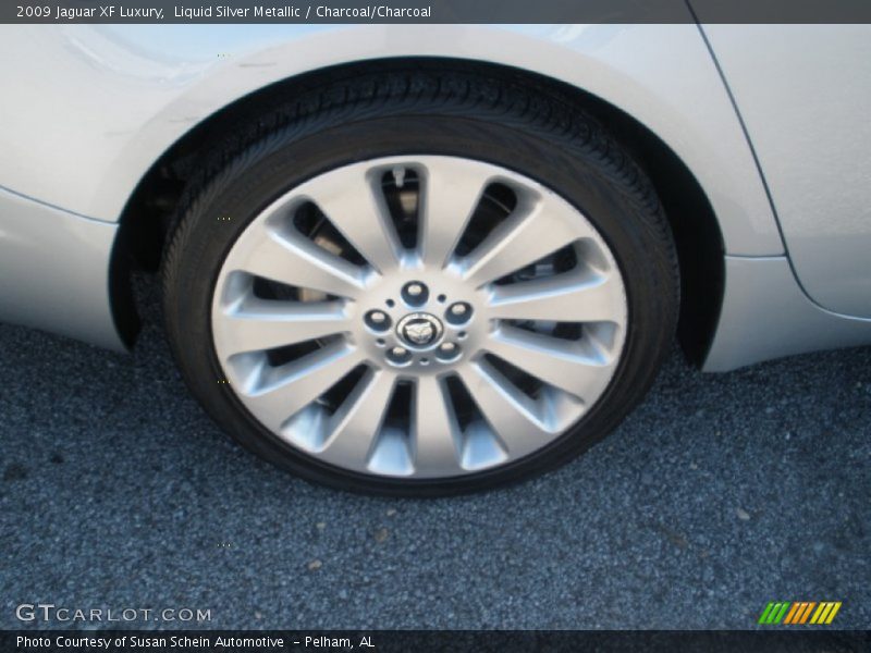 Liquid Silver Metallic / Charcoal/Charcoal 2009 Jaguar XF Luxury