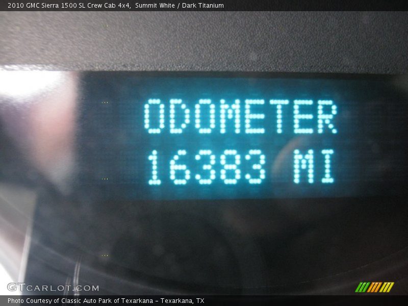 Summit White / Dark Titanium 2010 GMC Sierra 1500 SL Crew Cab 4x4