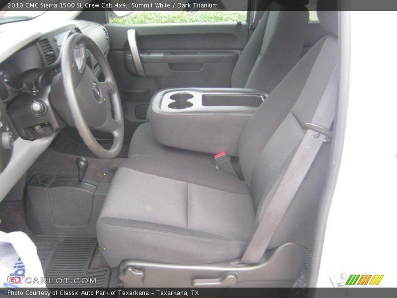 Summit White / Dark Titanium 2010 GMC Sierra 1500 SL Crew Cab 4x4
