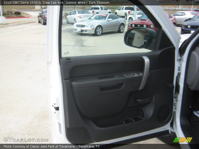 Summit White / Dark Titanium 2010 GMC Sierra 1500 SL Crew Cab 4x4