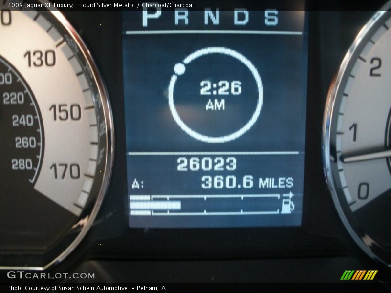 Liquid Silver Metallic / Charcoal/Charcoal 2009 Jaguar XF Luxury
