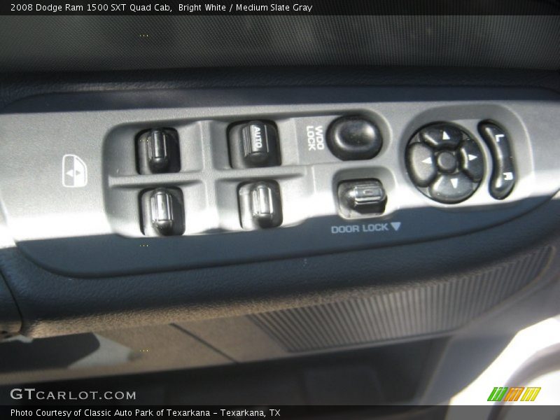 Bright White / Medium Slate Gray 2008 Dodge Ram 1500 SXT Quad Cab