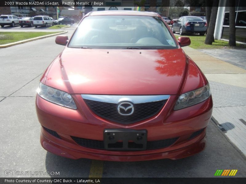 Redfire Metallic / Beige 2003 Mazda MAZDA6 i Sedan