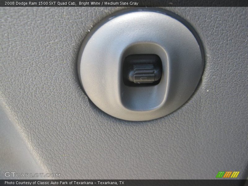 Bright White / Medium Slate Gray 2008 Dodge Ram 1500 SXT Quad Cab