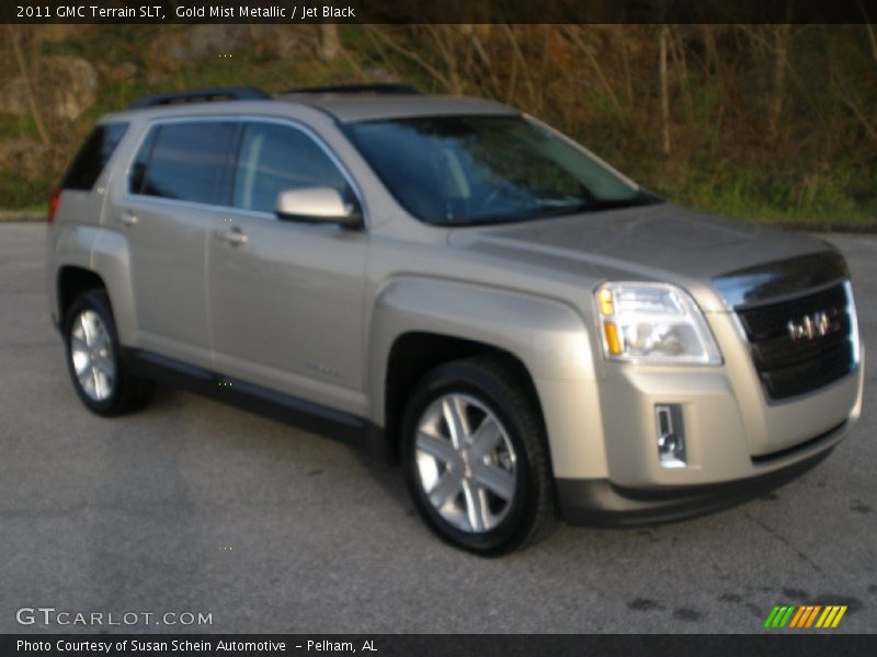 Gold Mist Metallic / Jet Black 2011 GMC Terrain SLT