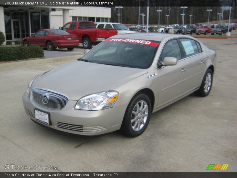 Gold Mist Metallic / Cocoa/Cashmere 2008 Buick Lucerne CXL