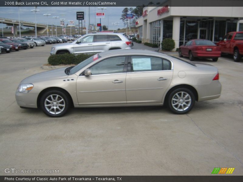 Gold Mist Metallic / Cocoa/Cashmere 2008 Buick Lucerne CXL