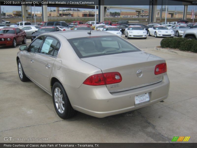 Gold Mist Metallic / Cocoa/Cashmere 2008 Buick Lucerne CXL