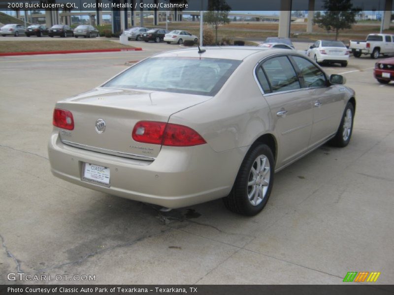 Gold Mist Metallic / Cocoa/Cashmere 2008 Buick Lucerne CXL