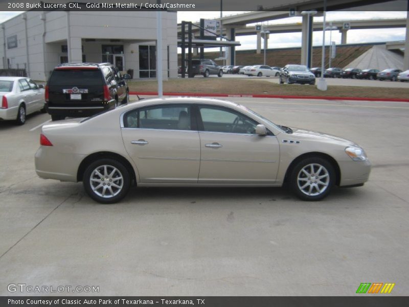 Gold Mist Metallic / Cocoa/Cashmere 2008 Buick Lucerne CXL