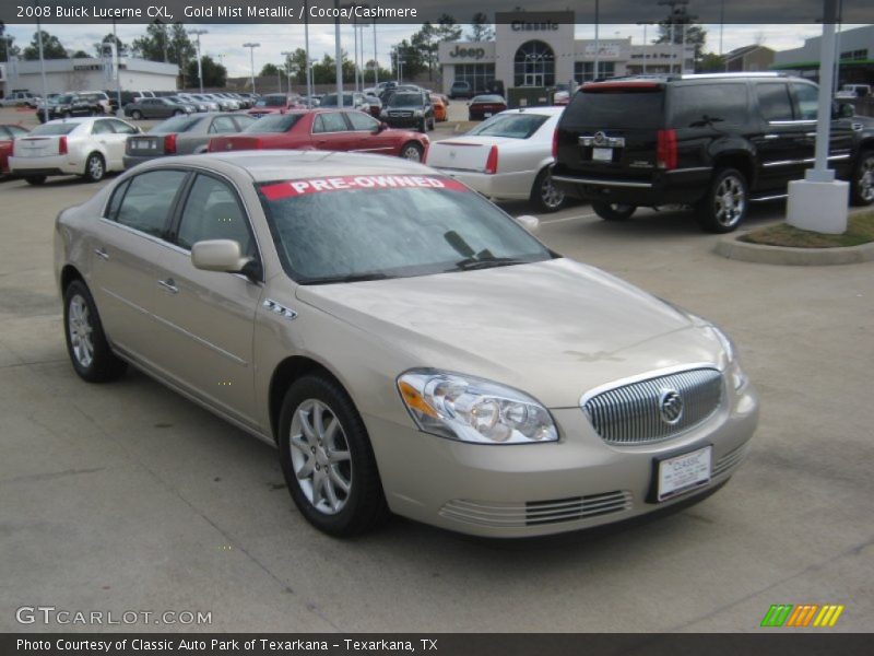 Gold Mist Metallic / Cocoa/Cashmere 2008 Buick Lucerne CXL