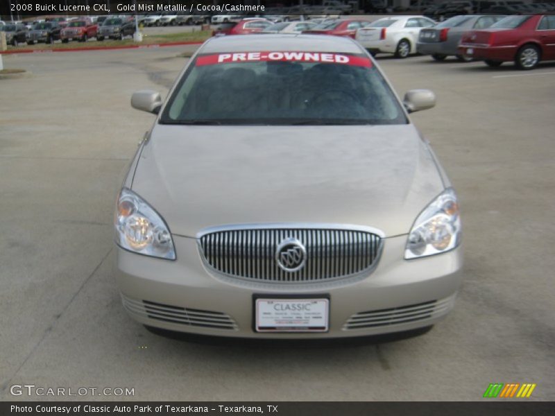 Gold Mist Metallic / Cocoa/Cashmere 2008 Buick Lucerne CXL