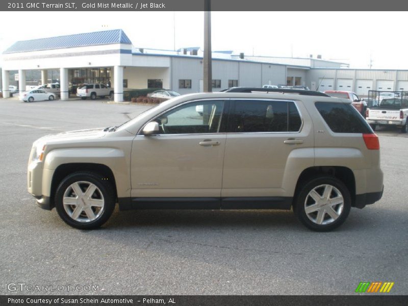Gold Mist Metallic / Jet Black 2011 GMC Terrain SLT