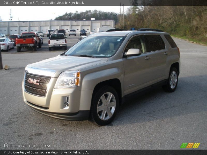 Gold Mist Metallic / Jet Black 2011 GMC Terrain SLT