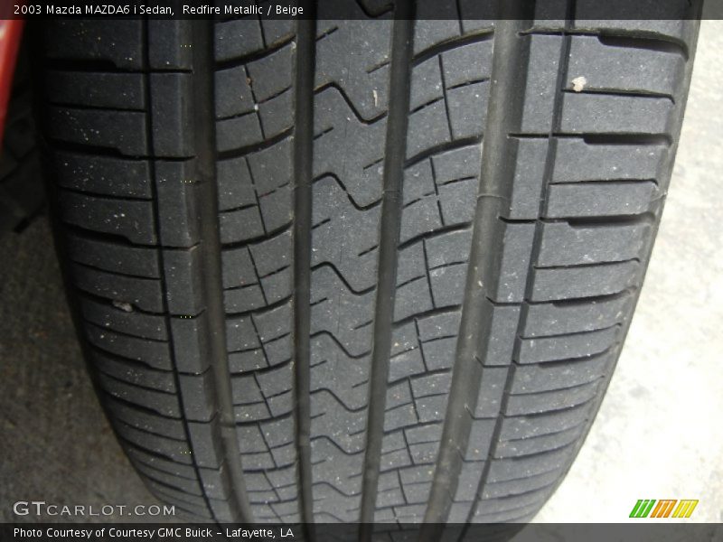 Redfire Metallic / Beige 2003 Mazda MAZDA6 i Sedan