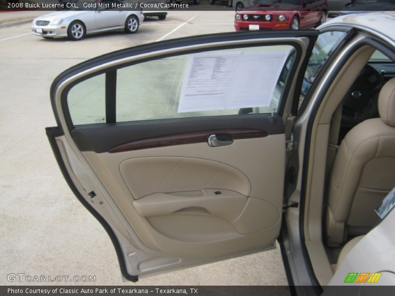 Gold Mist Metallic / Cocoa/Cashmere 2008 Buick Lucerne CXL