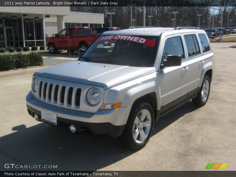 Bright Silver Metallic / Dark Slate Gray 2011 Jeep Patriot Latitude