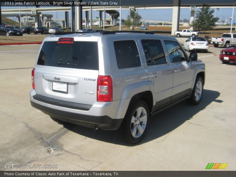 Bright Silver Metallic / Dark Slate Gray 2011 Jeep Patriot Latitude