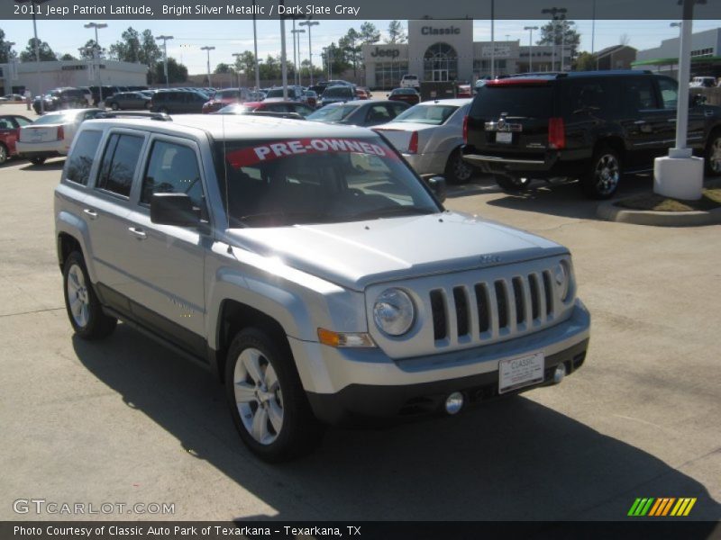 Bright Silver Metallic / Dark Slate Gray 2011 Jeep Patriot Latitude