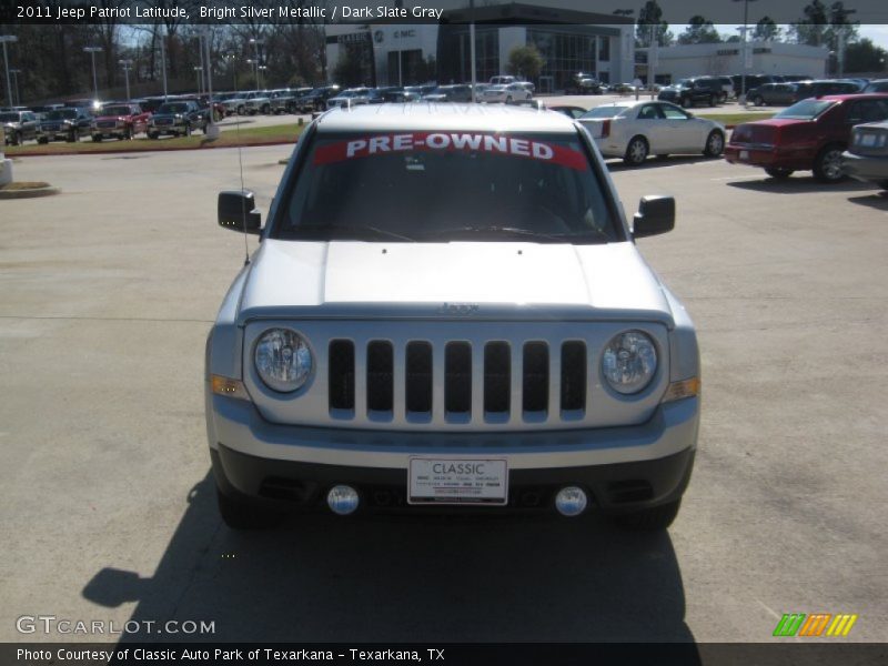 Bright Silver Metallic / Dark Slate Gray 2011 Jeep Patriot Latitude