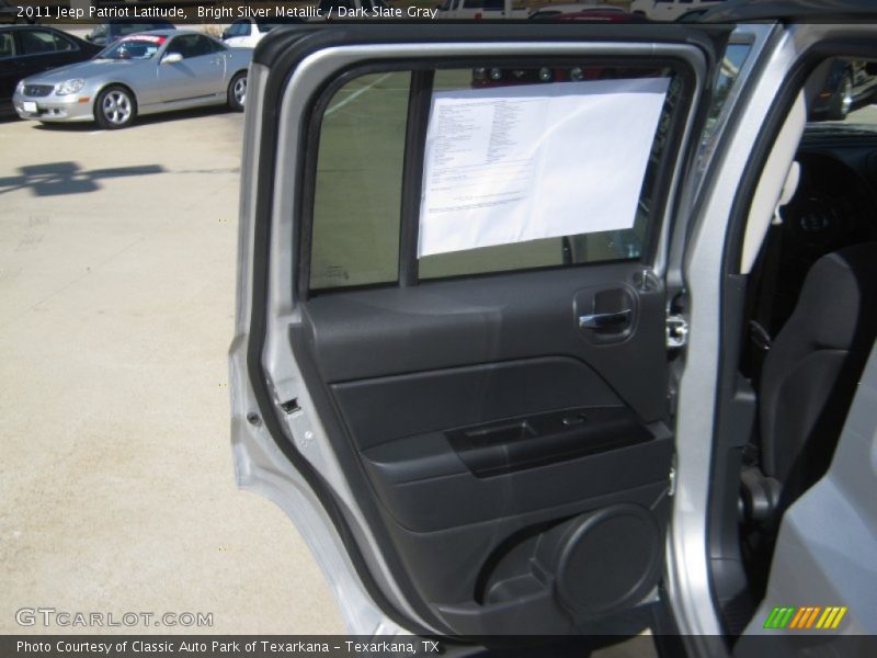 Bright Silver Metallic / Dark Slate Gray 2011 Jeep Patriot Latitude