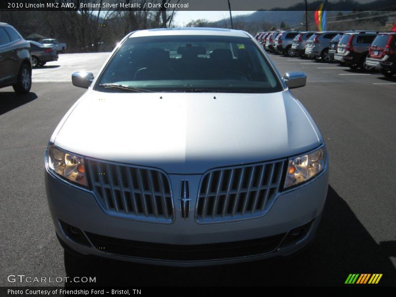 Brilliant Silver Metallic / Dark Charcoal 2010 Lincoln MKZ AWD