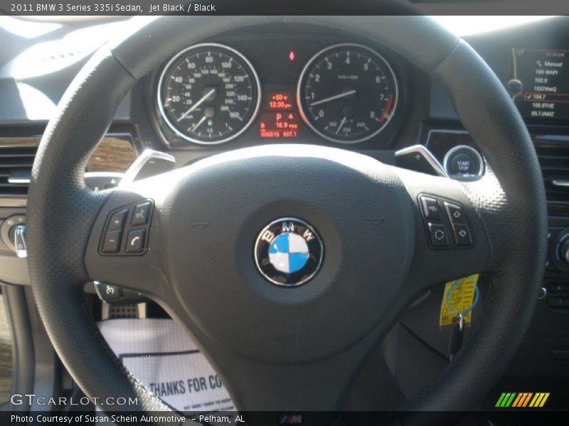 Jet Black / Black 2011 BMW 3 Series 335i Sedan