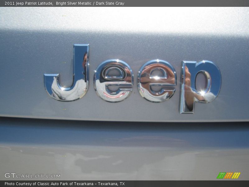 Bright Silver Metallic / Dark Slate Gray 2011 Jeep Patriot Latitude