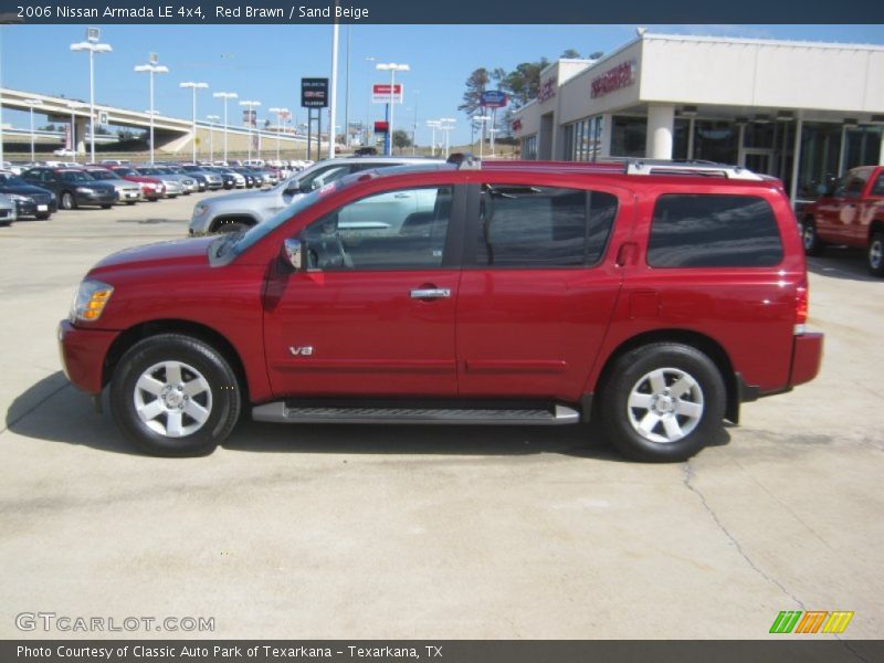 Red Brawn / Sand Beige 2006 Nissan Armada LE 4x4