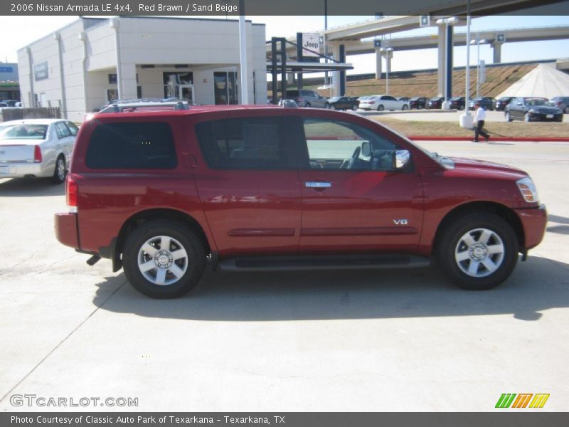 Red Brawn / Sand Beige 2006 Nissan Armada LE 4x4