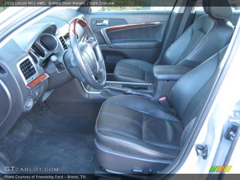 Brilliant Silver Metallic / Dark Charcoal 2010 Lincoln MKZ AWD
