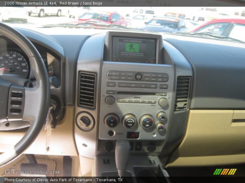 Red Brawn / Sand Beige 2006 Nissan Armada LE 4x4