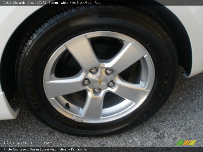 Summit White / Jet Black/Sport Red 2012 Chevrolet Cruze LT/RS