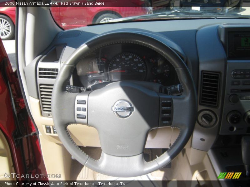 Red Brawn / Sand Beige 2006 Nissan Armada LE 4x4