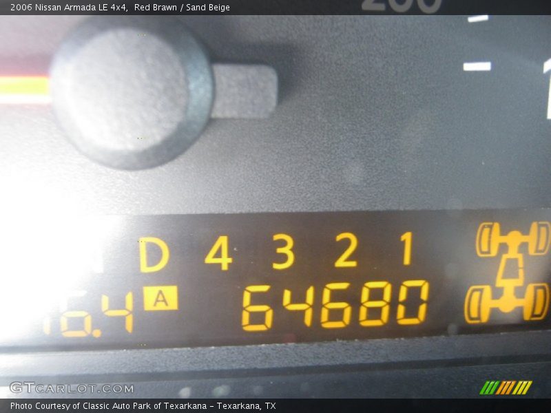 Red Brawn / Sand Beige 2006 Nissan Armada LE 4x4