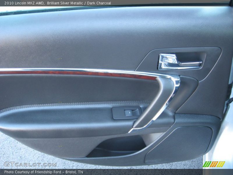 Brilliant Silver Metallic / Dark Charcoal 2010 Lincoln MKZ AWD