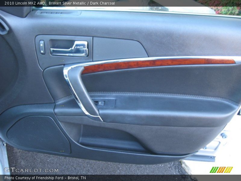 Brilliant Silver Metallic / Dark Charcoal 2010 Lincoln MKZ AWD