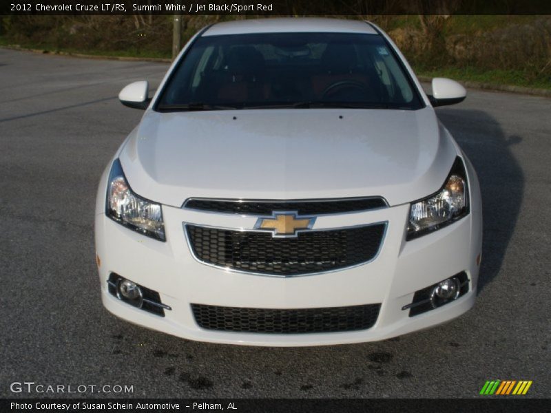 Summit White / Jet Black/Sport Red 2012 Chevrolet Cruze LT/RS
