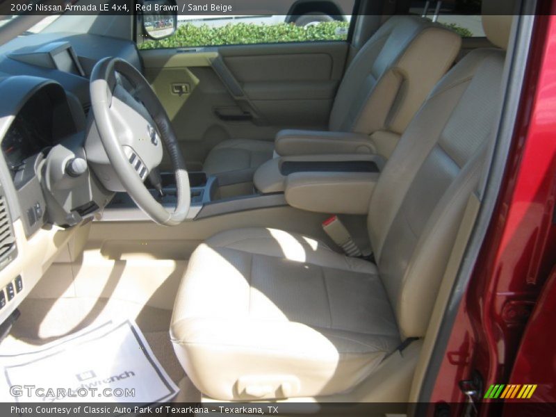 Red Brawn / Sand Beige 2006 Nissan Armada LE 4x4